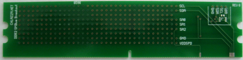 Picture of revision zero breakout board from manufacturer.