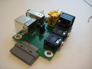 Photo of an assembled Ultradock Lite (version 2) from the front right corner