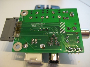 Photo of an assembled Ultradock Lite (version 2) from the bottom