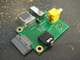 Photo of a partially assembled Ultradock Lite (version 2) from a front corner